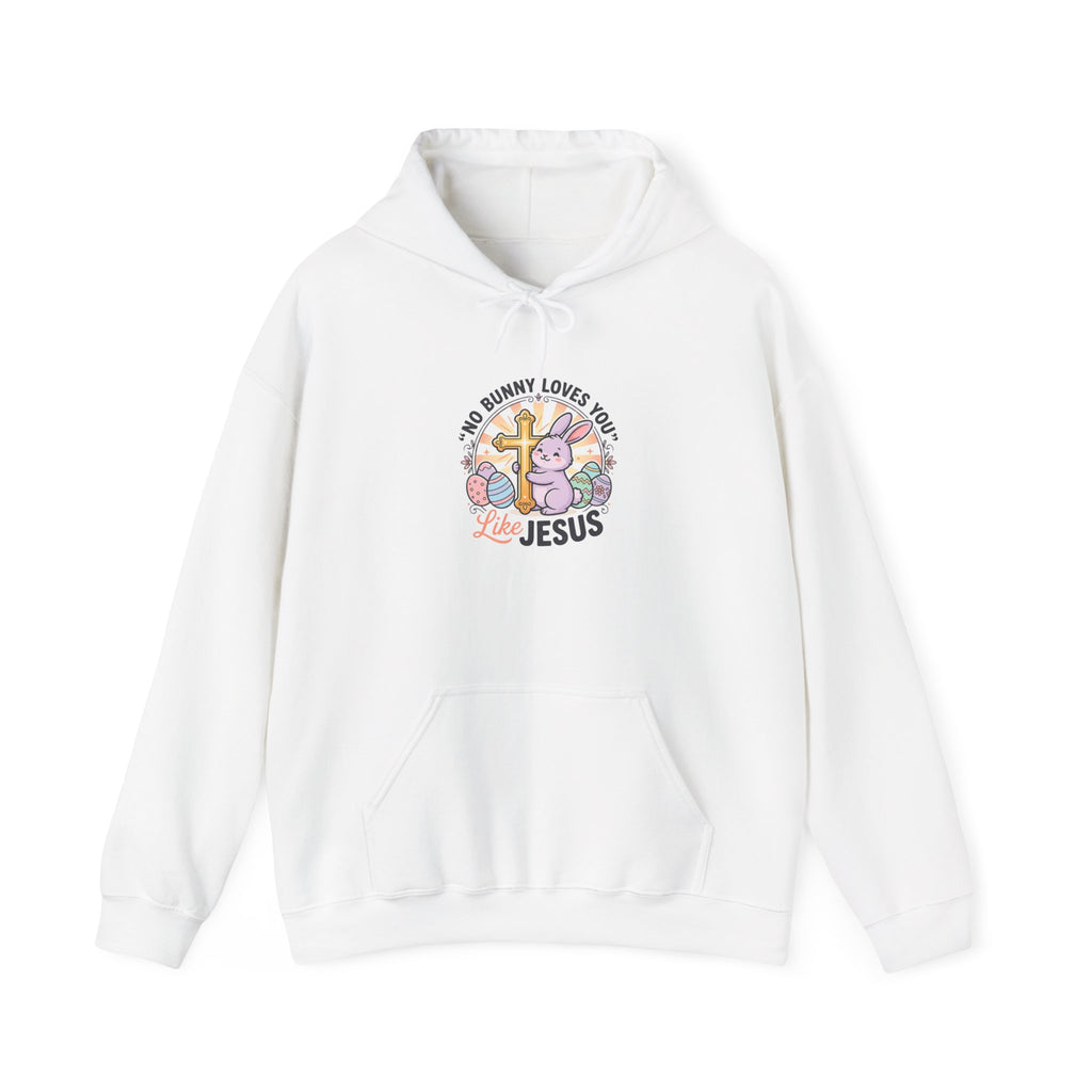 No Bunny Loves You Like Jesus Hoodie | Easter Christian Pastel Retro, Church Humor