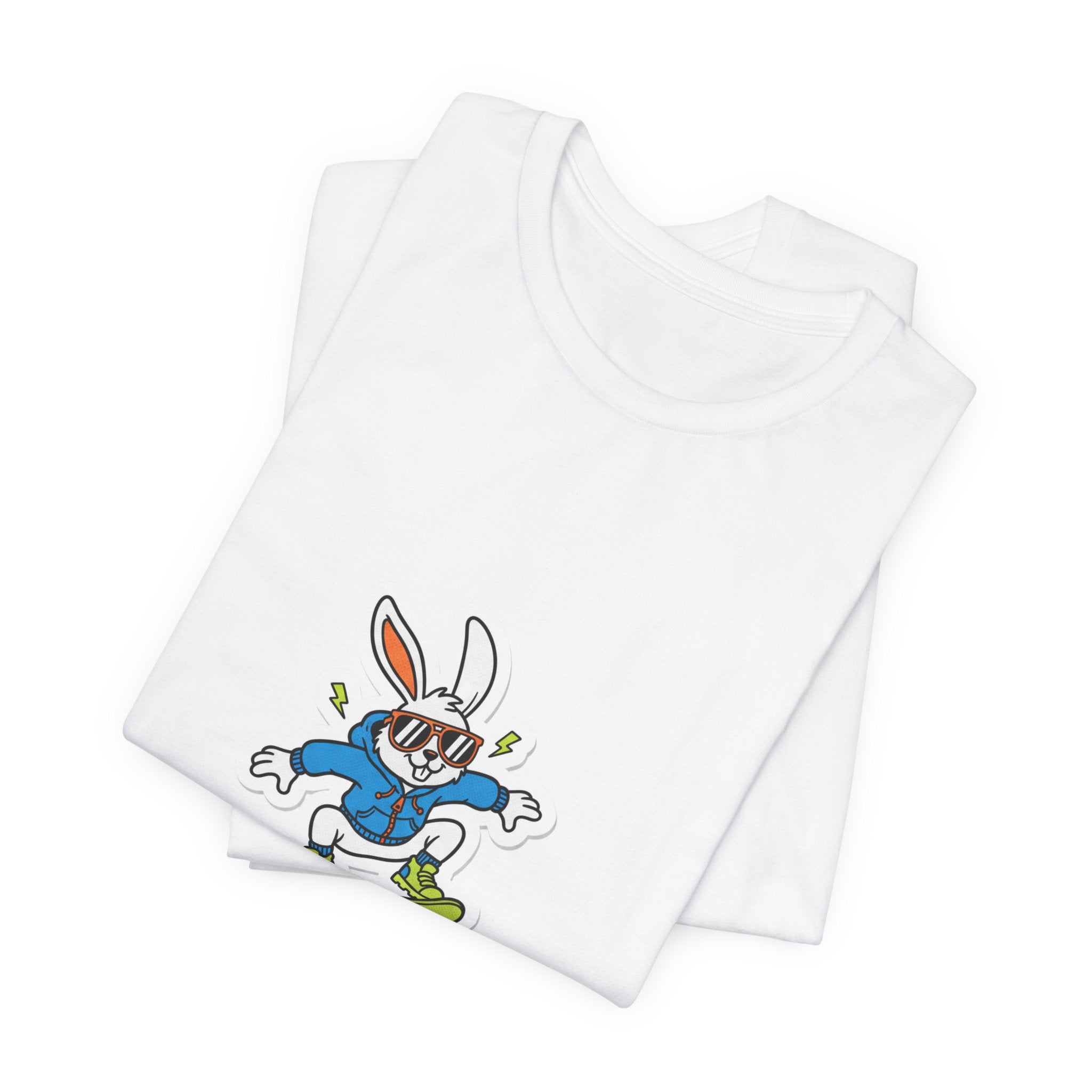 Hunt Mode On Bunny Skateboard Tee | boys Easter shirt, egg hunter