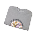 No Bunny Loves You Like Jesus Sweatshirt | Easter Christian, Pastel Retro Church Humor