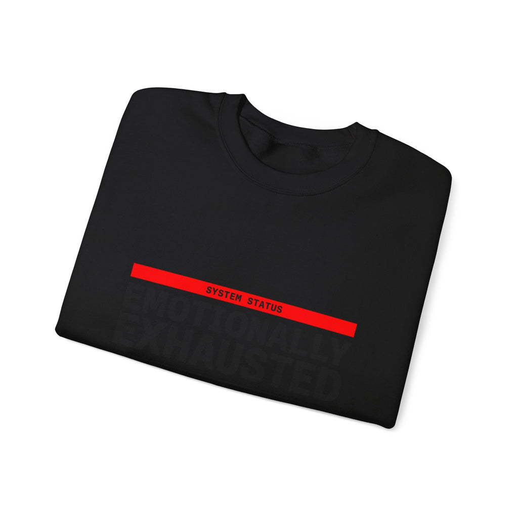 Emotionally Exhausted, Financially Out of Service Sweatshirt | cost of living crisis, budget humor