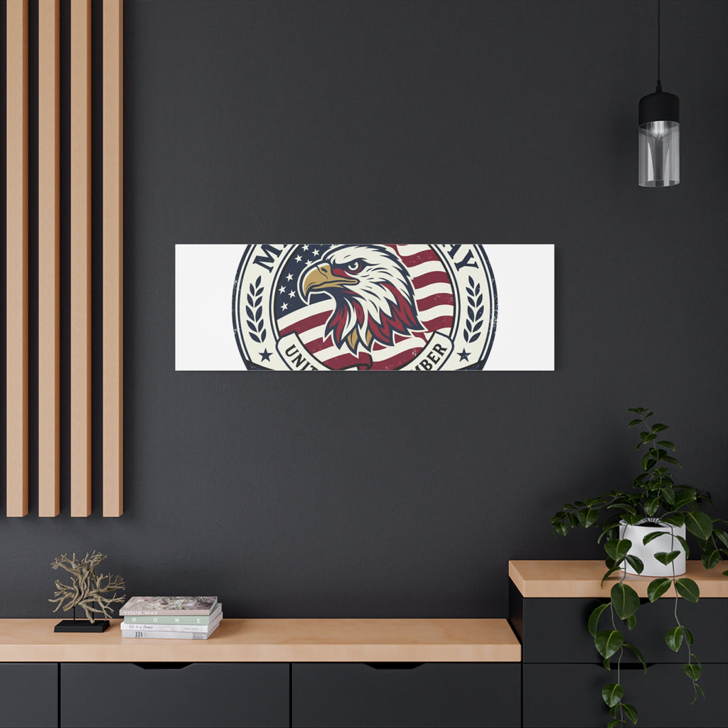 Memorial Day 1776-2026 Canvas | USA 250, vintage distressed patriotic