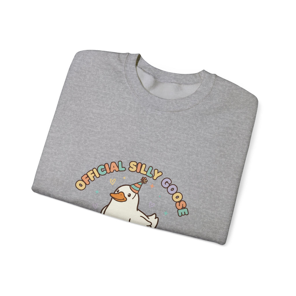 Silly Goose Club Crewneck Sweatshirt | wholesome meme, cute animal pun