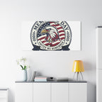 Memorial Day 1776-2026 Canvas | USA 250, vintage distressed patriotic