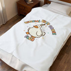 Official Silly Goose Club Velveteen Blanket | wholesome meme, cute animal pun