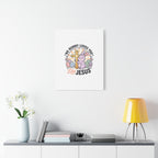 No Bunny Loves You Like Jesus Canvas | Easter Christian, Church Humor, Pastel Retro