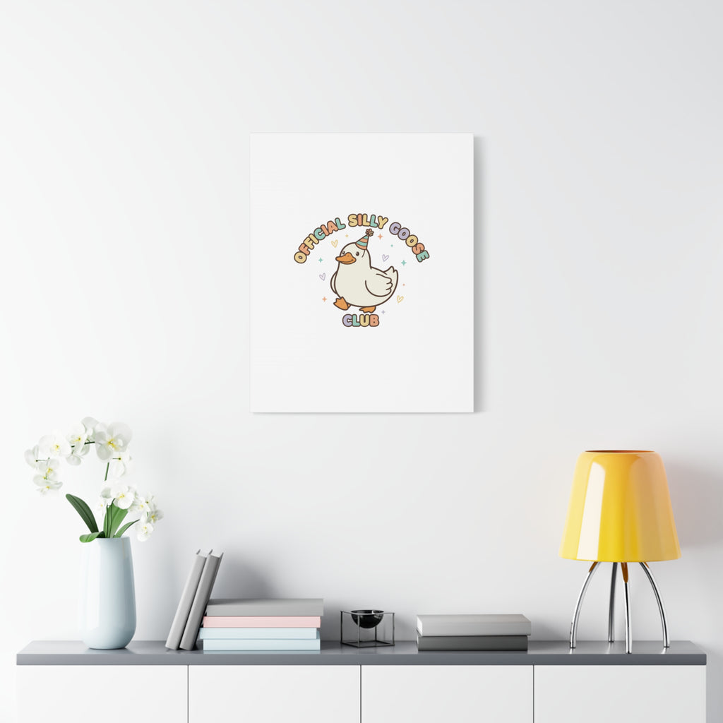 Silly Goose Club Canvas | wholesome meme, cute animal pun
