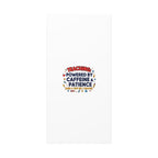 Teaching Powered by Caffeine & Patience Canvas | Teacher Appreciation Gifts
