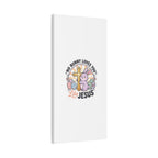 No Bunny Loves You Like Jesus Canvas | Easter Christian, Church Humor, Pastel Retro