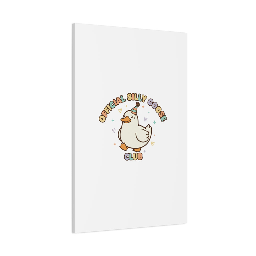 Silly Goose Club Canvas | wholesome meme, cute animal pun