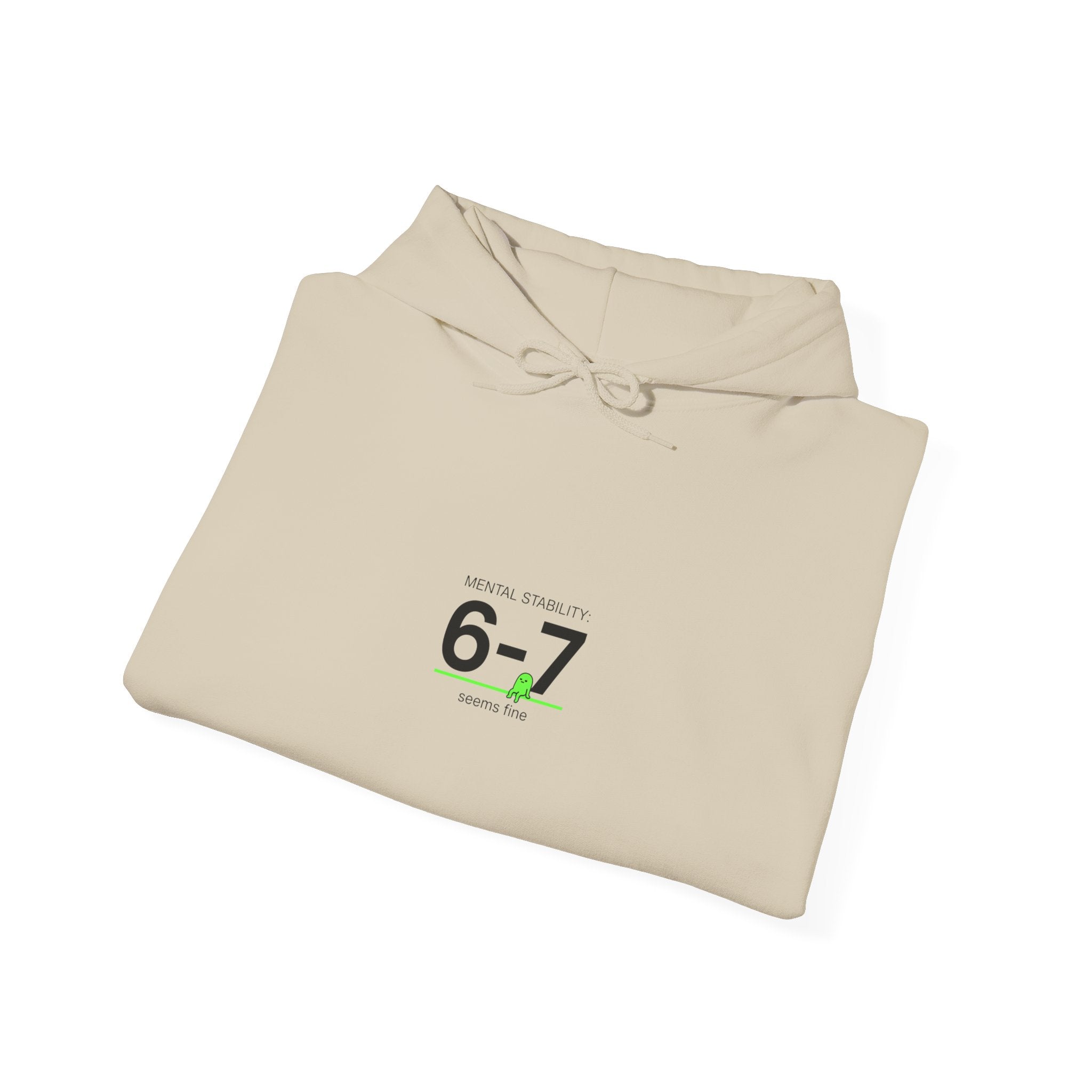 6-7 Minimalist Number Hoodie | 67 shirt, absurdist humor