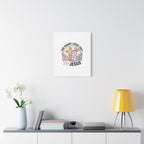 No Bunny Loves You Like Jesus Canvas | Easter Christian, Church Humor, Pastel Retro