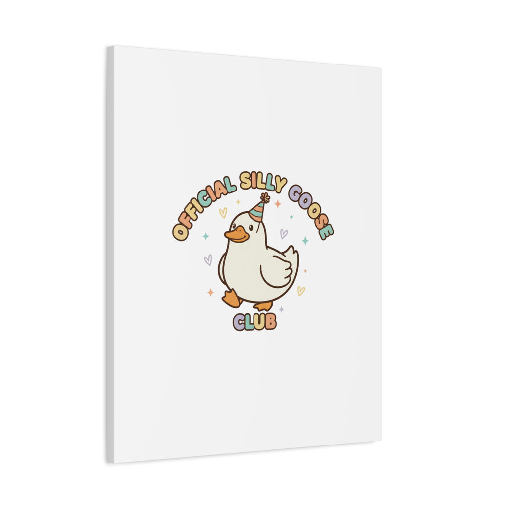 Silly Goose Club Canvas | wholesome meme, cute animal pun