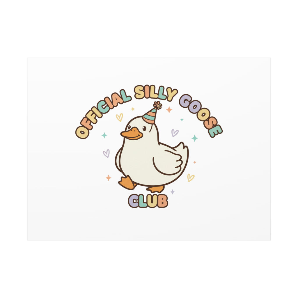 Silly Goose Club Canvas | wholesome meme, cute animal pun