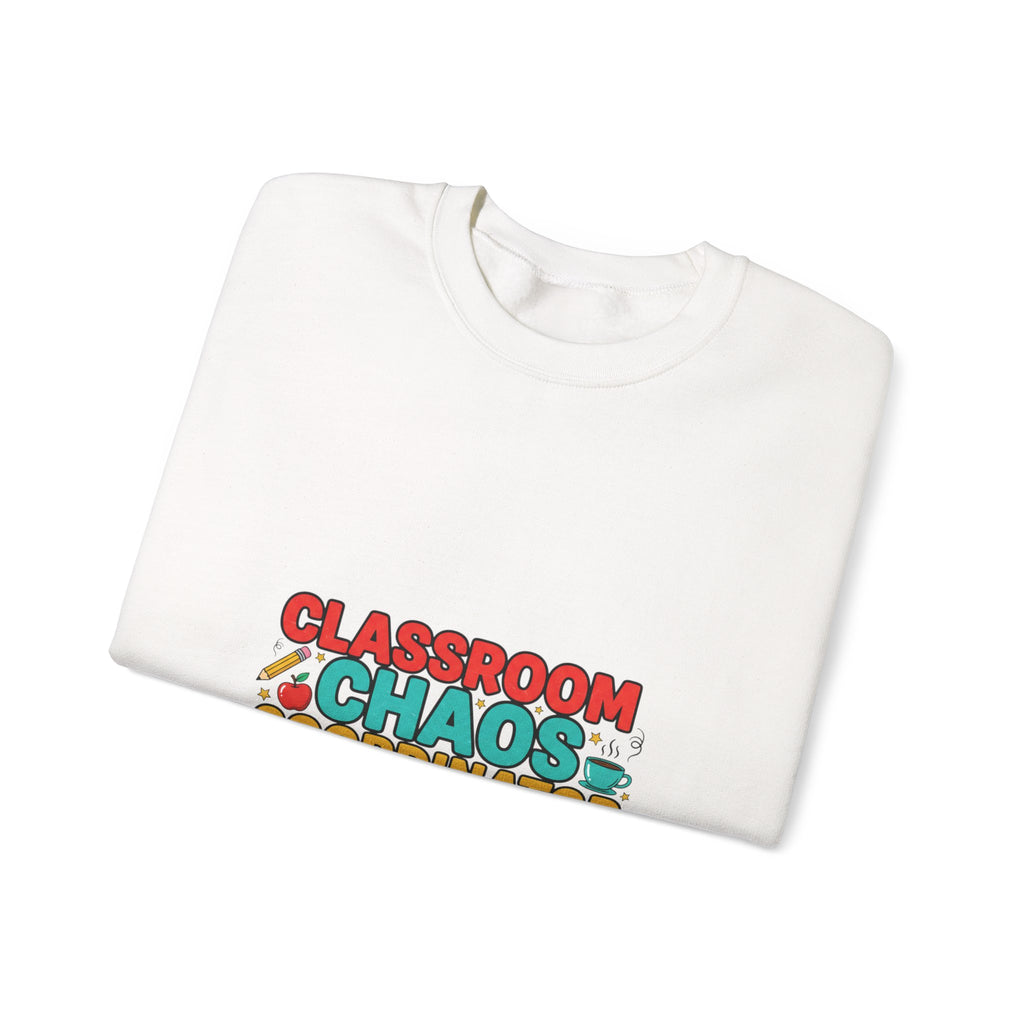 Classroom Chaos Coordinator Crewneck Sweatshirt | teacher appreciation, teacher life