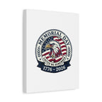 Memorial Day 1776-2026 Canvas | USA 250, vintage distressed patriotic