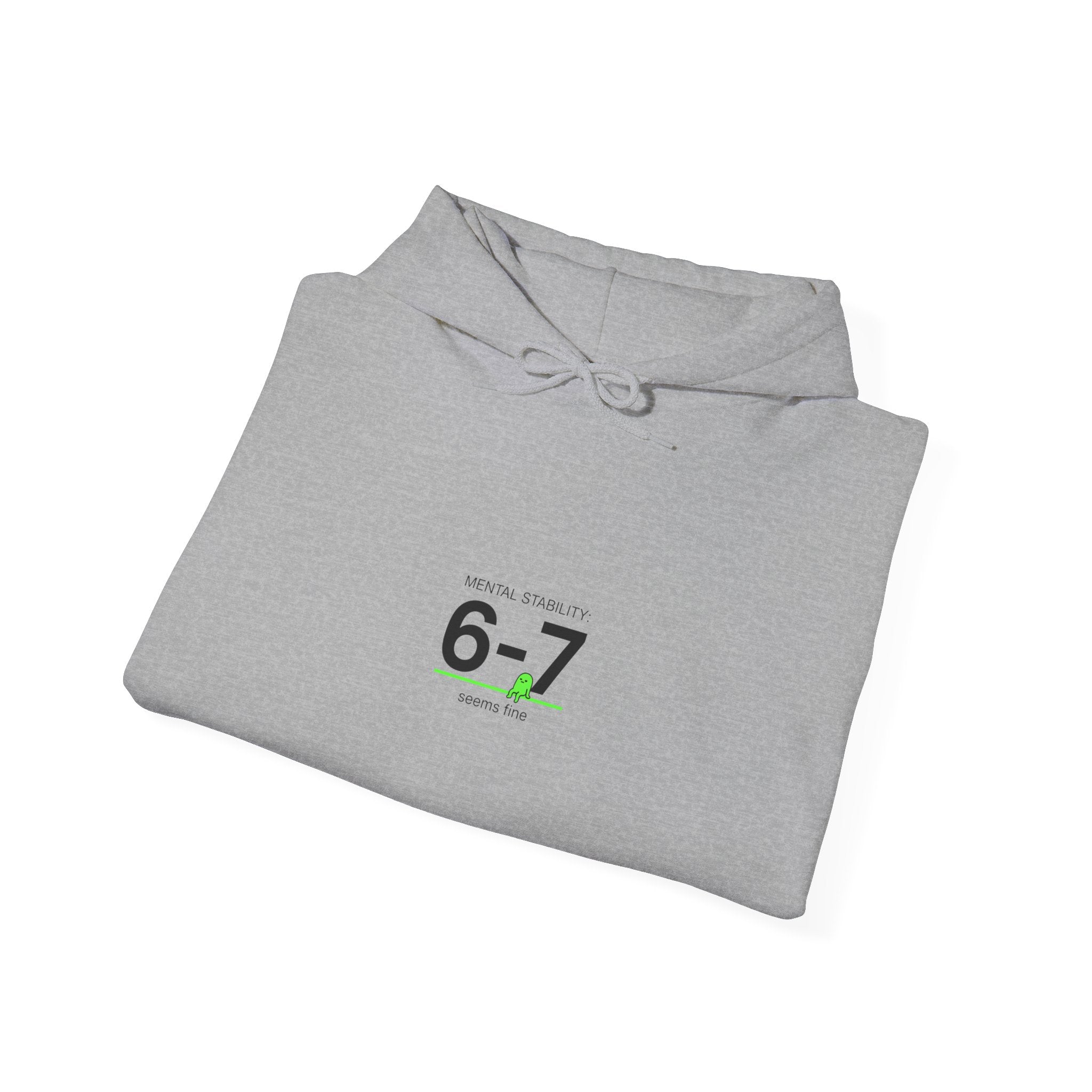 6-7 Minimalist Number Hoodie | 67 shirt, absurdist humor