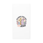 No Bunny Loves You Like Jesus Canvas | Easter Christian, Church Humor, Pastel Retro