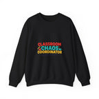 Classroom Chaos Coordinator Crewneck Sweatshirt | teacher appreciation, teacher life