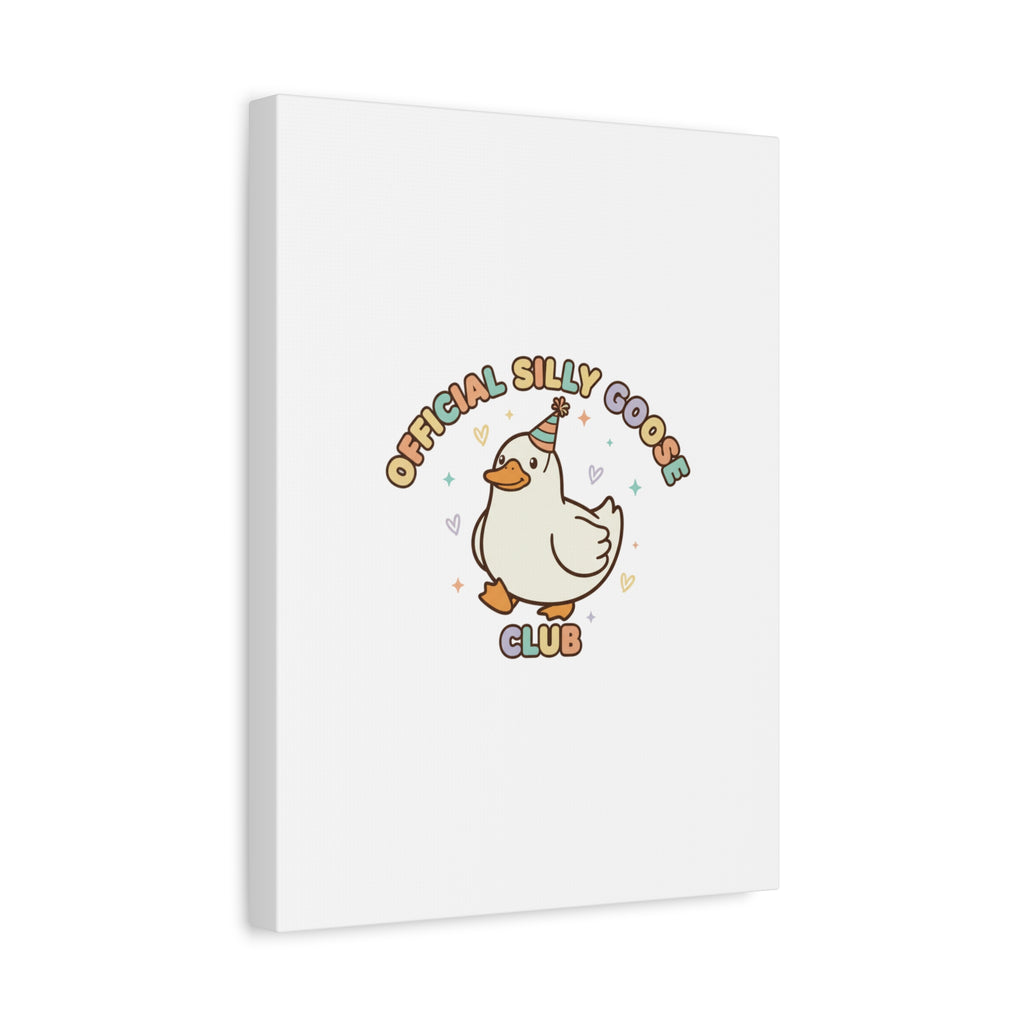 Silly Goose Club Canvas | wholesome meme, cute animal pun