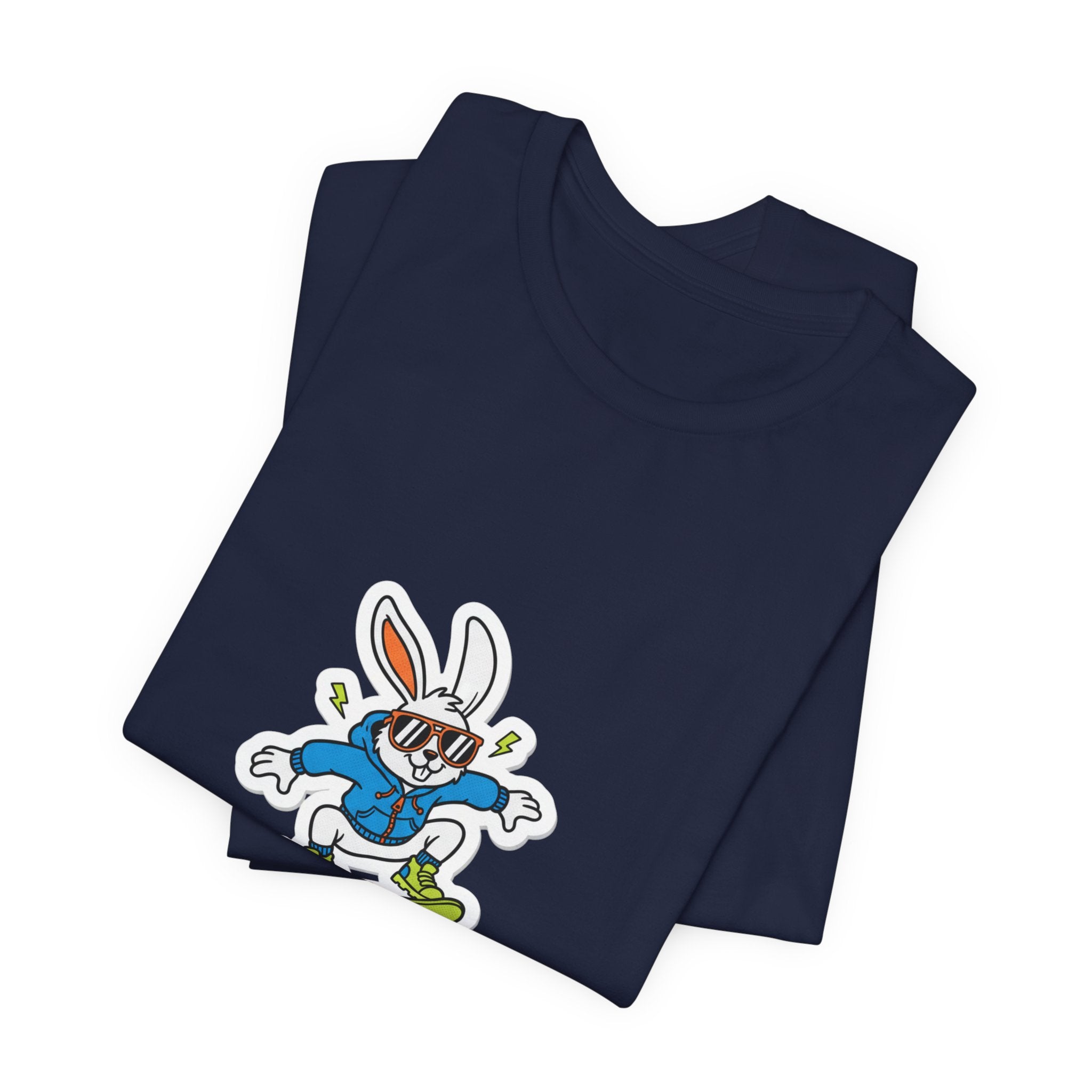 Hunt Mode On Bunny Skateboard Tee | boys Easter shirt, egg hunter