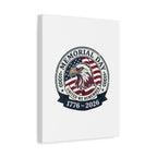 Memorial Day 1776-2026 Canvas | USA 250, vintage distressed patriotic
