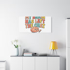 My Brain Has Left The Chat Canvas | mental health humor, wellness sarcasm