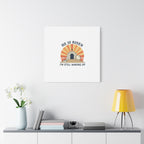 He Is Risen I'm Still Waking Up Canvas | Easter Christian Humor