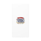 Teaching Powered by Caffeine & Patience Canvas | Teacher Appreciation Gifts