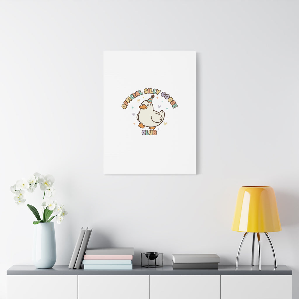 Silly Goose Club Canvas | wholesome meme, cute animal pun