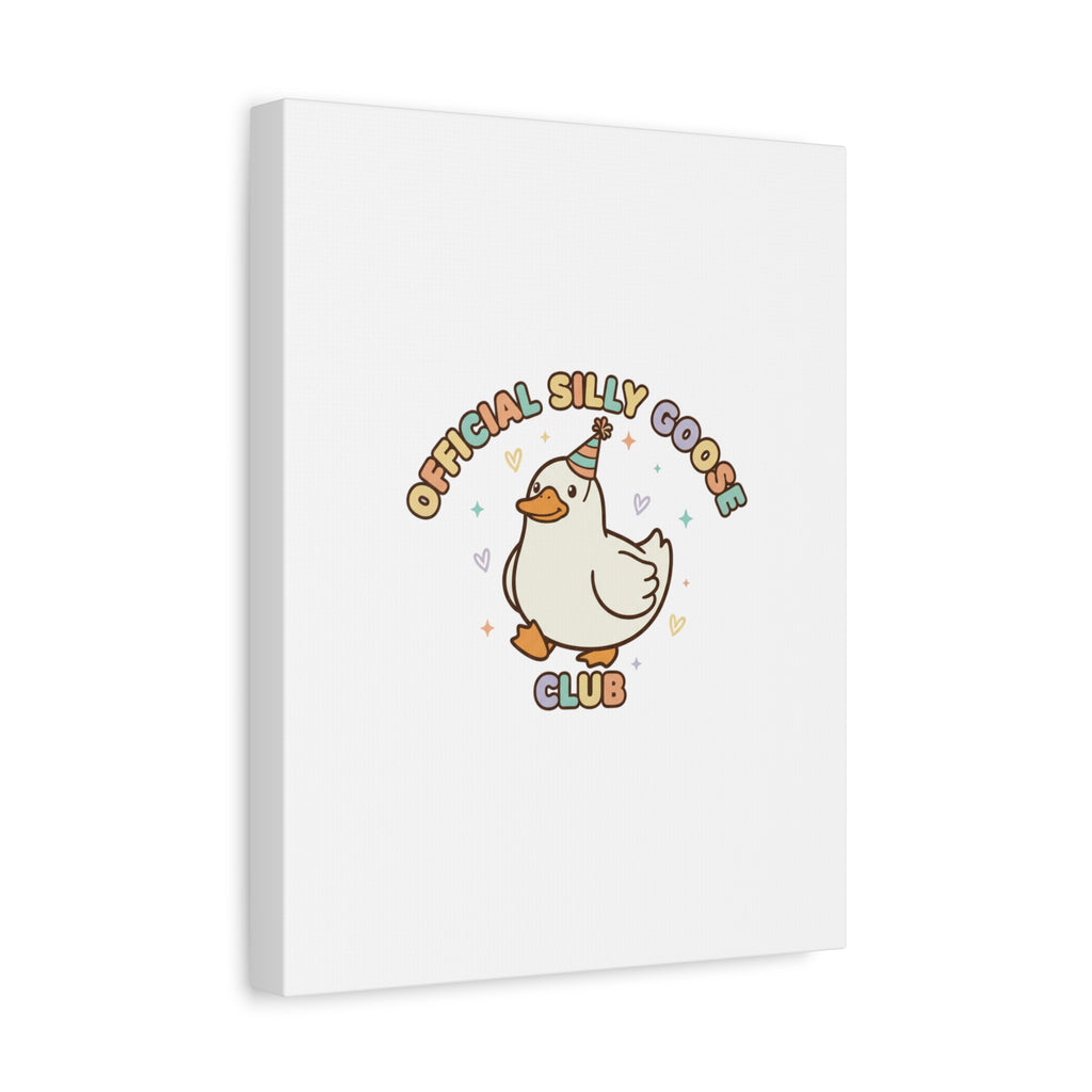 Silly Goose Club Canvas | wholesome meme, cute animal pun