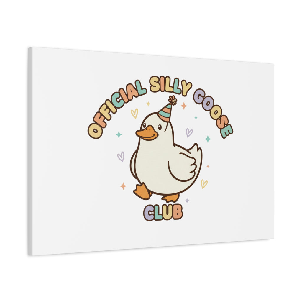 Silly Goose Club Canvas | wholesome meme, cute animal pun