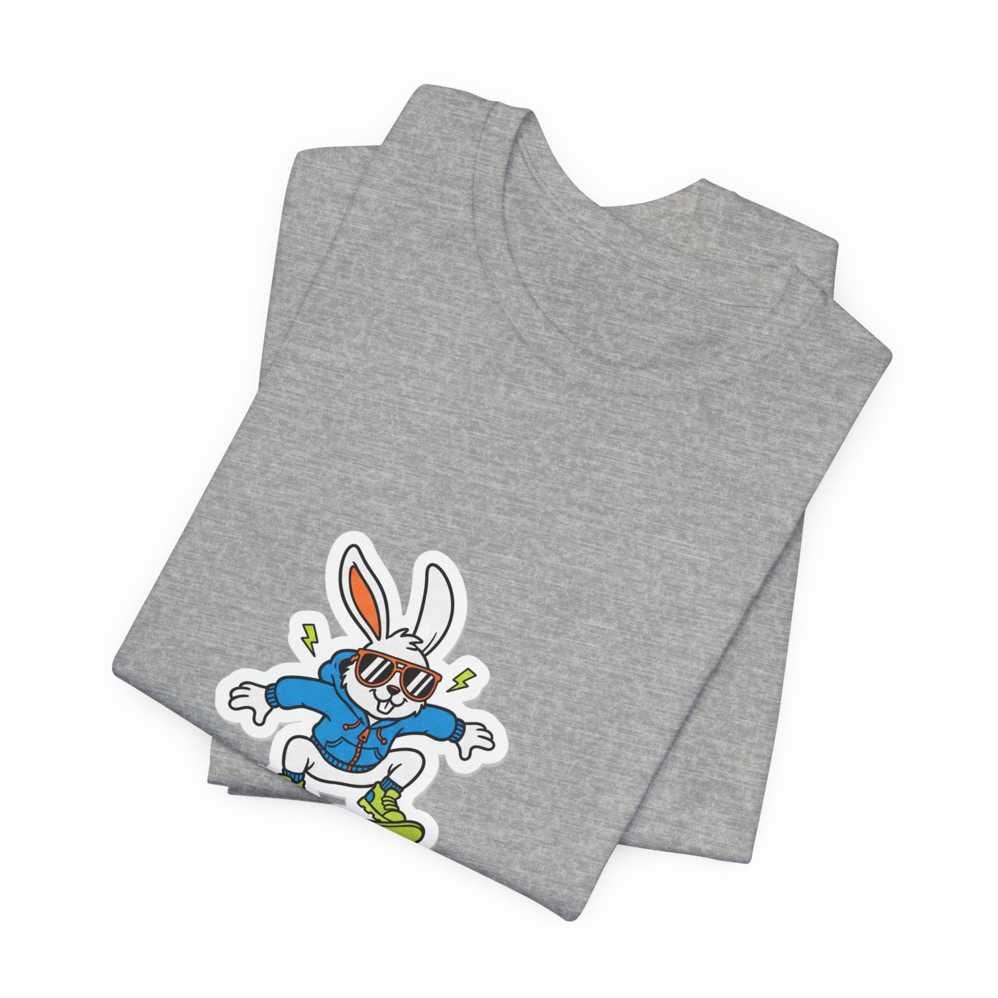 Hunt Mode On Bunny Skateboard Tee | boys Easter shirt, egg hunter