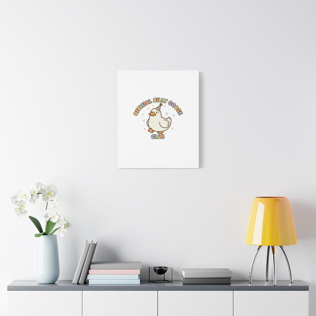 Silly Goose Club Canvas | wholesome meme, cute animal pun