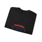 Teaching Powered by Caffeine & Patience Crewneck Sweatshirt | Teacher Appreciation, Teacher Life