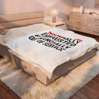 Emotionally Exhausted Financially Out of Service Blanket | cost of living crisis, budget humor