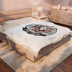 Memorial Day 1776–2026 USA 250 Velveteen Plush Blanket | vintage distressed patriotic