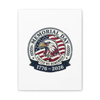 Memorial Day 1776-2026 Canvas | USA 250, vintage distressed patriotic