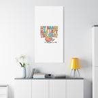 My Brain Has Left The Chat Canvas | mental health humor, wellness sarcasm