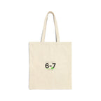 6-7 Minimalist Meme Tote | absurdist humor, random number meme