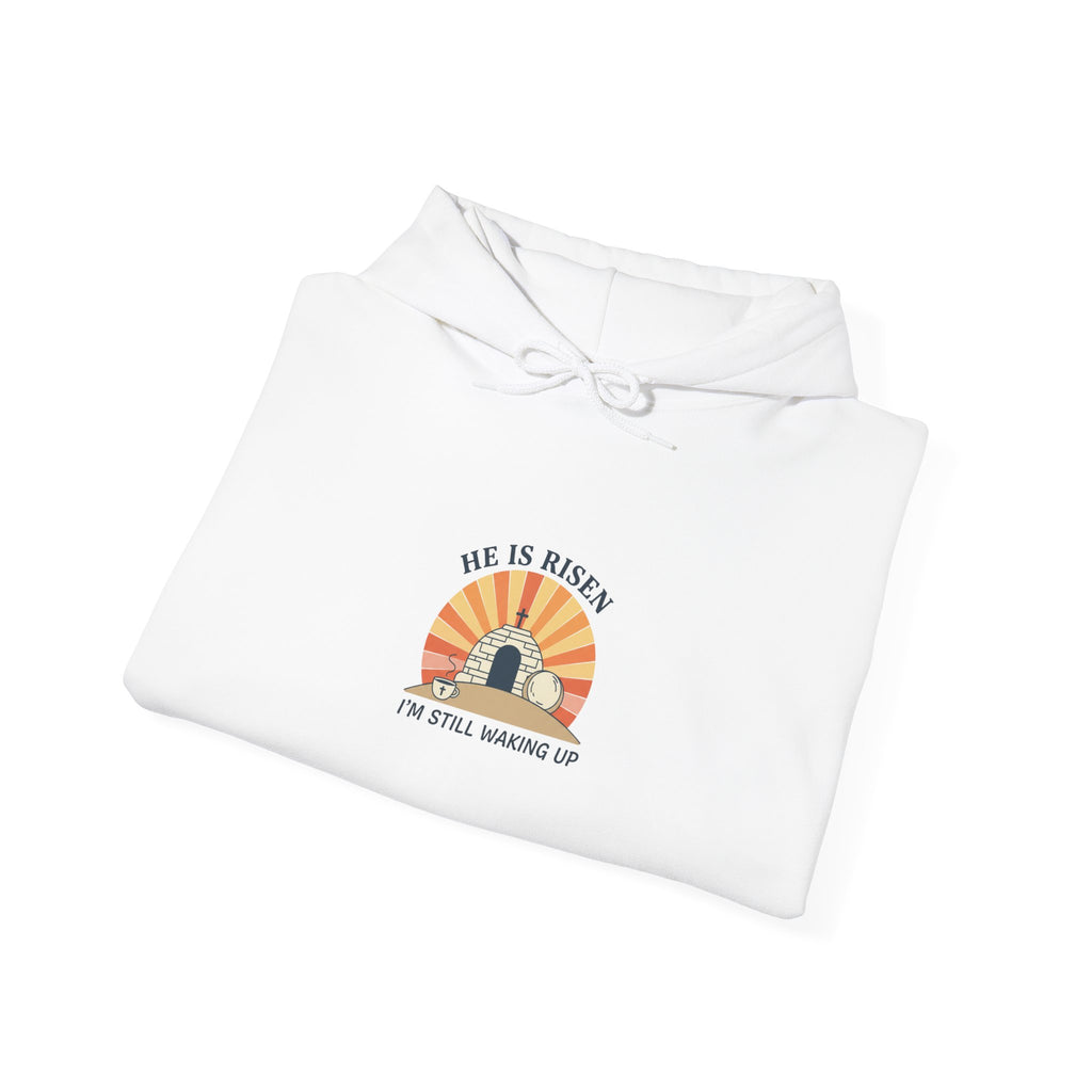 He Is Risen Sunrise Hoodie | Christian Easter Shirt, Faith-Based Humor