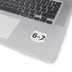 Mental Stability 6-7 Sticker | absurdist meme, random number humor