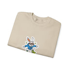 Egg Hunter Skate Bunny Sweatshirt | boys Easter shirt, dinosaur egg, camo Easter