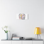 No Bunny Loves You Like Jesus Canvas | Easter Christian, Church Humor, Pastel Retro