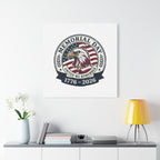 Memorial Day 1776-2026 Canvas | USA 250, vintage distressed patriotic