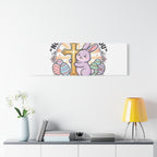 No Bunny Loves You Like Jesus Canvas | Easter Christian, Church Humor, Pastel Retro