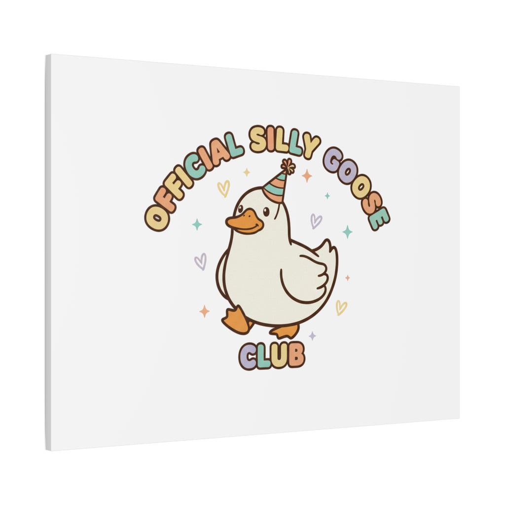 Silly Goose Club Canvas | wholesome meme, cute animal pun