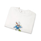 Egg Hunter Skate Bunny Sweatshirt | boys Easter shirt, dinosaur egg, camo Easter