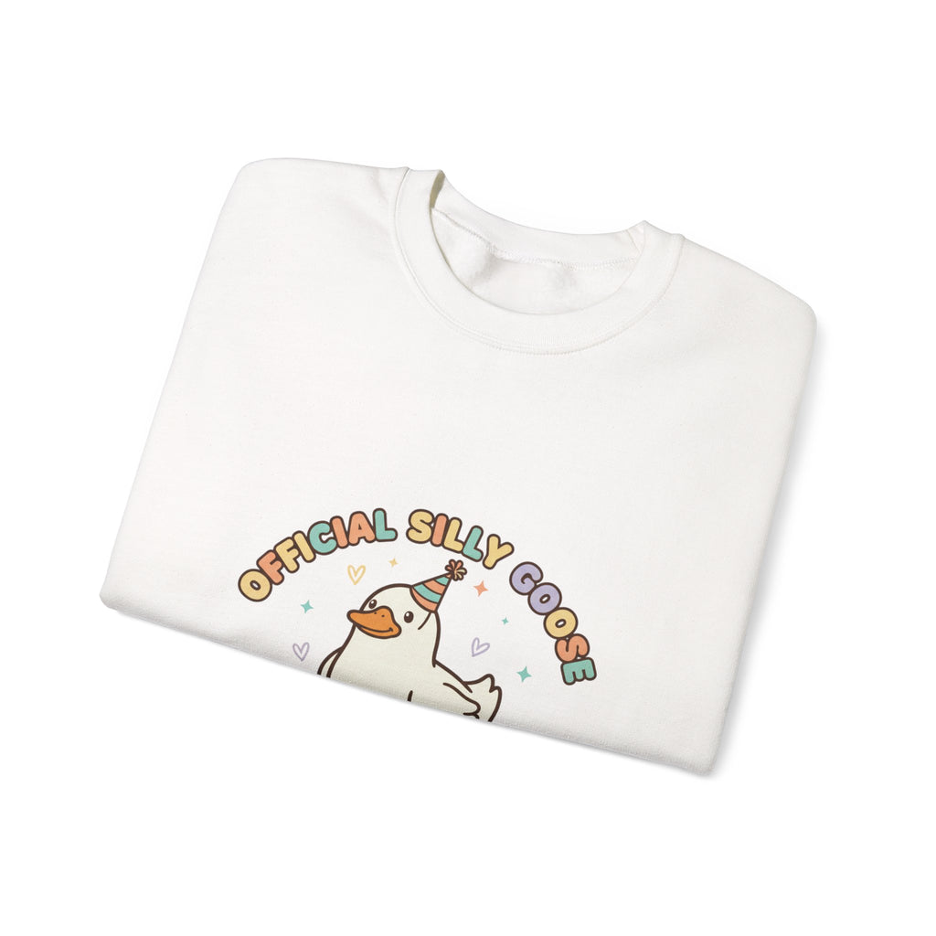 Silly Goose Club Crewneck Sweatshirt | wholesome meme, cute animal pun
