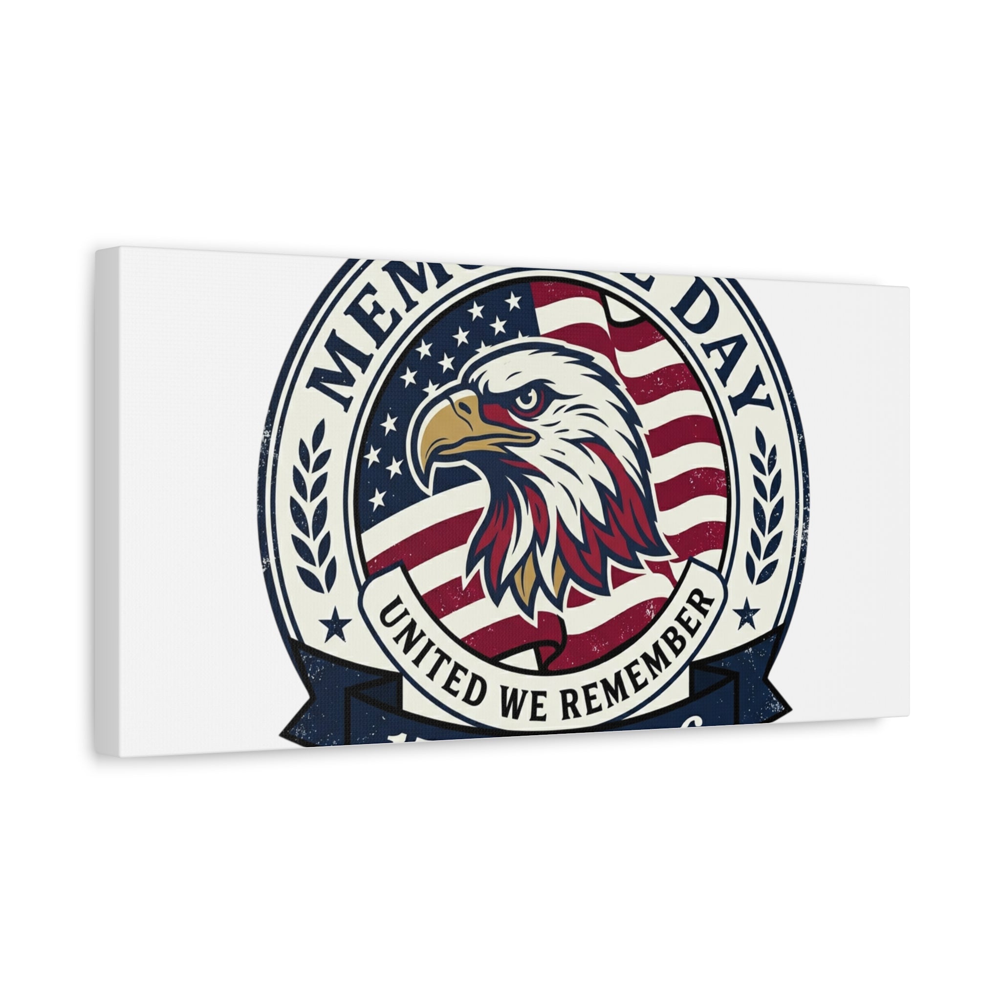 Memorial Day 1776-2026 Canvas | USA 250, vintage distressed patriotic