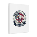 Memorial Day 1776-2026 Canvas | USA 250, vintage distressed patriotic